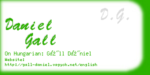 daniel gall business card